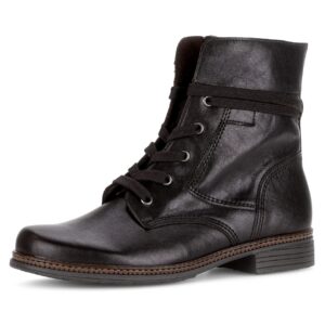 Gabor Schnuerstiefelette Schnuerboots Businessschuh Mit Blockabsatz