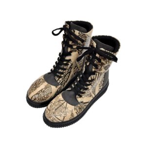 Dogo Future High Top Boots Deathly Hallows Harry Potter Damen Schnuerboots Handgefertigt