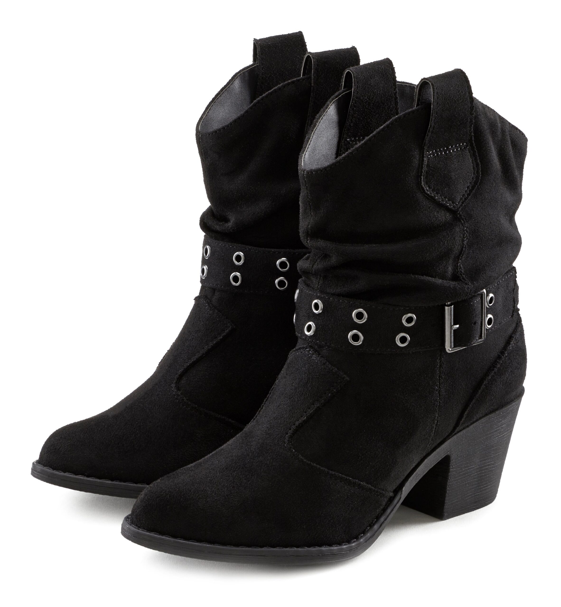 Lascana Herbststiefelette Cowboy Stiefelette Cowboy Boots Western Stiefelette Ankleboots Vegan