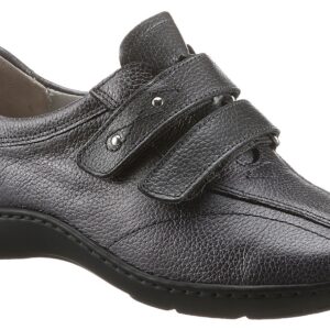 Waldlaeufer Henni Klettschuh Slipper Komfortschuh Bequemschuh Mit Klettverschluesse H Weite
