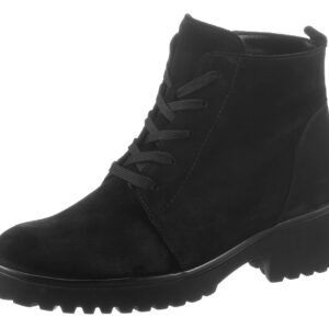 Waldlaeufer H Luise Schnuerboots Stiefelette Blockabsatz In Bequemer Schuhweite G Weit