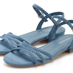 Lascana Sommerschuh Sandale Sandalette Sommerschuh Mit Geflochtenen Riemchen Vegan