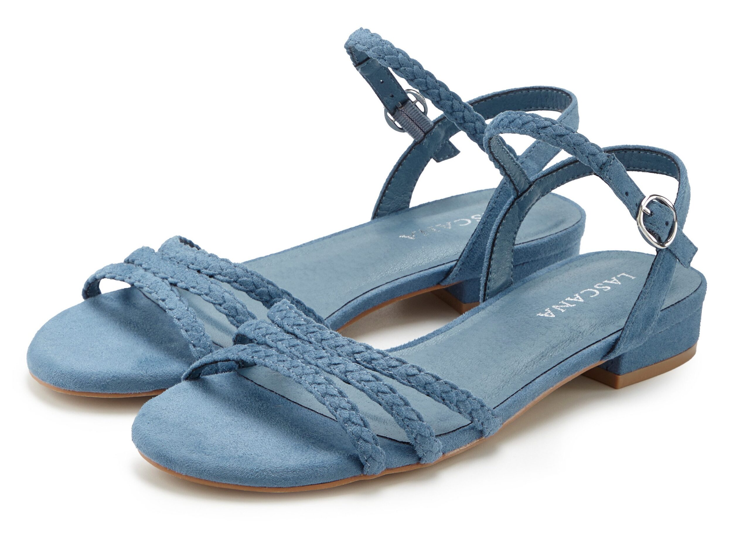 Lascana Sommerschuh Sandale Sandalette Sommerschuh Mit Geflochtenen Riemchen Vegan