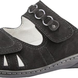 Waldlaeufer Garda Pantolette Keilabsatz Sommerschuh Schlappen Mit Schmuckapplikation Weite G