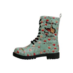 Dogo Zipsy High Top Boots Your Wings Your Dreams Damen Stiefeletten Schnuerboots Handgefertigt