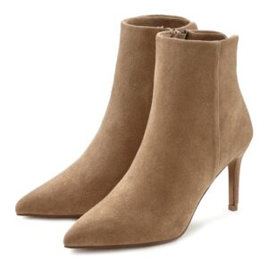 Lascana Herbststiefelette Stiefel High Heel Stiefelette In Elegant Spitz Zulaufender Form Vegan